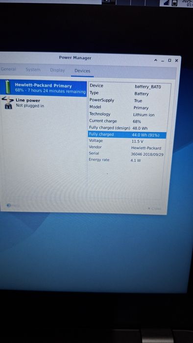 Laptop 14 inch, HP ProBook G4, Intel I7 7500U, display IPS baterie 91%