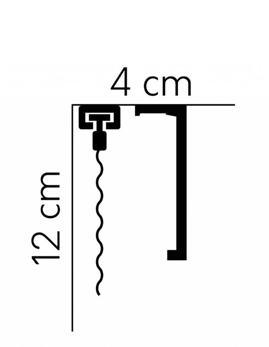 Masca sina perdea din duropolimer- 15 cm inaltime