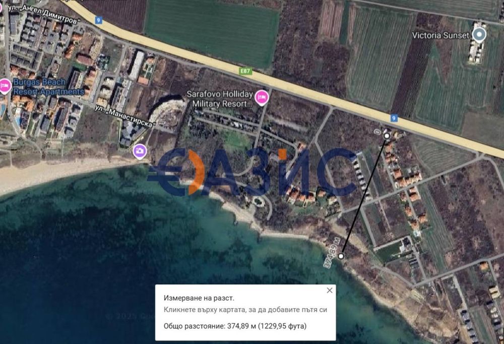 Двуетажна къща без такса поддръжка в комплекс "Морски Излед", между