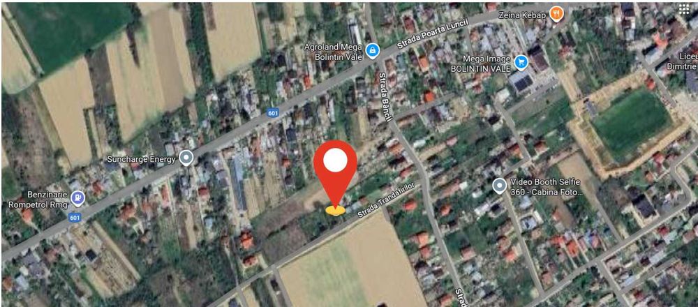 Teren intravilan de vanzare pentru construcții Bolintin Vale