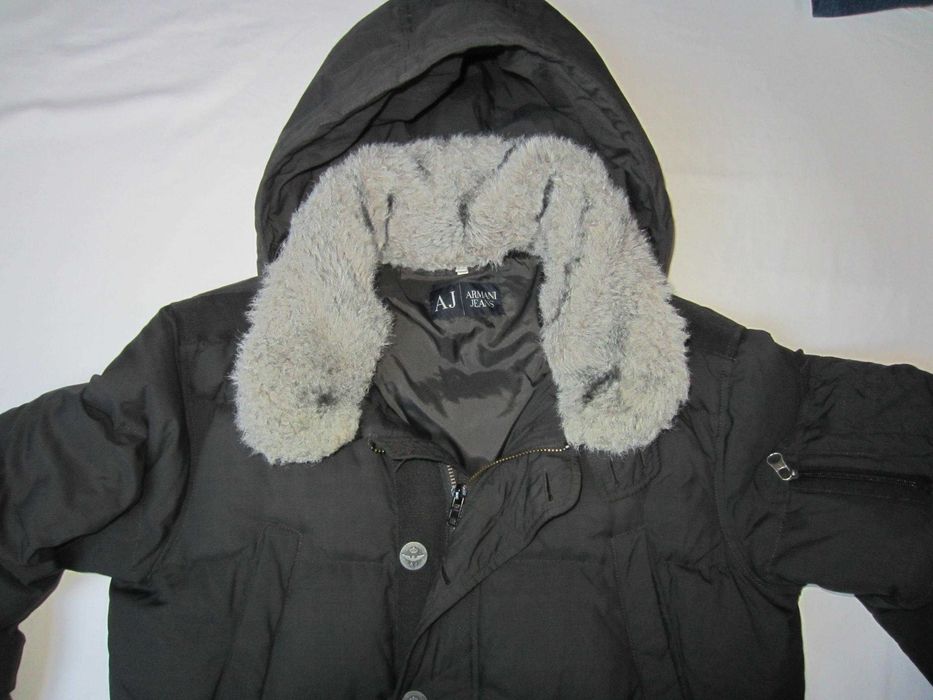 Parka Armani, masura 54 XL,umplutura puf+fulgi, DETALII in DESCRIERE