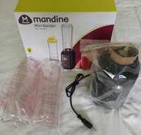 Vand blender Mandine 300W, 2 vase, 500ml, Negru