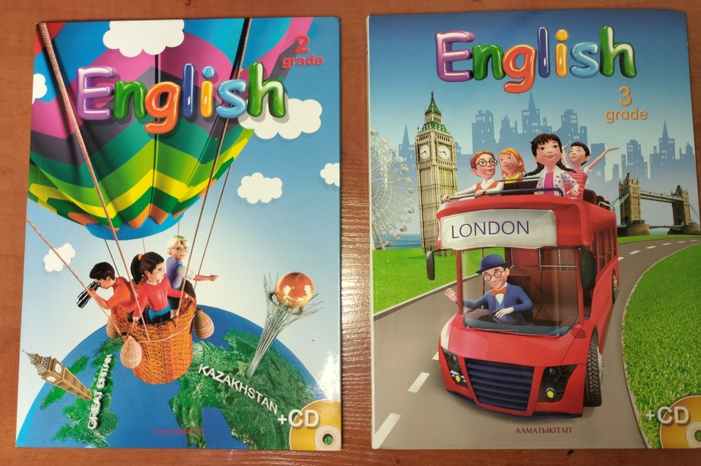 Учебники English 2 и 3 grade
