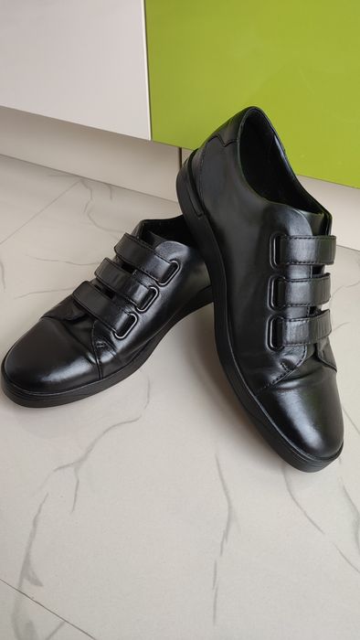 Adidași Clarks, Negri, Piele, 43