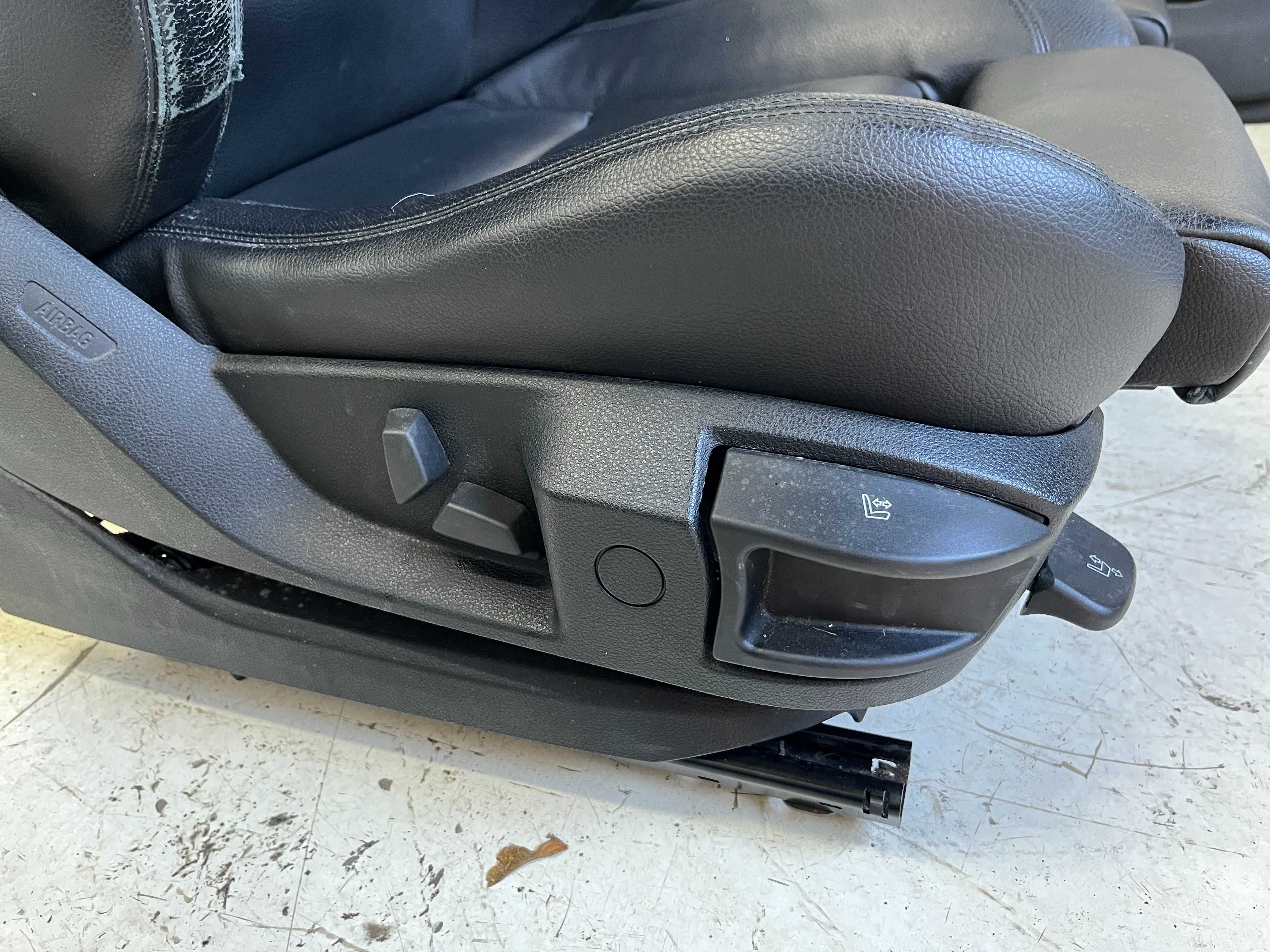 Interior scaune Recaro M piele neagra BMW f10 nfl cu incalzire UK