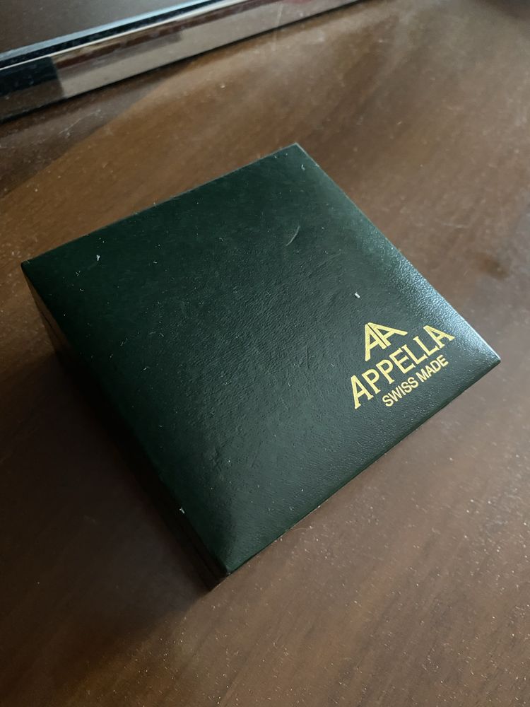 Серебряные часы Appella. Швейцарские