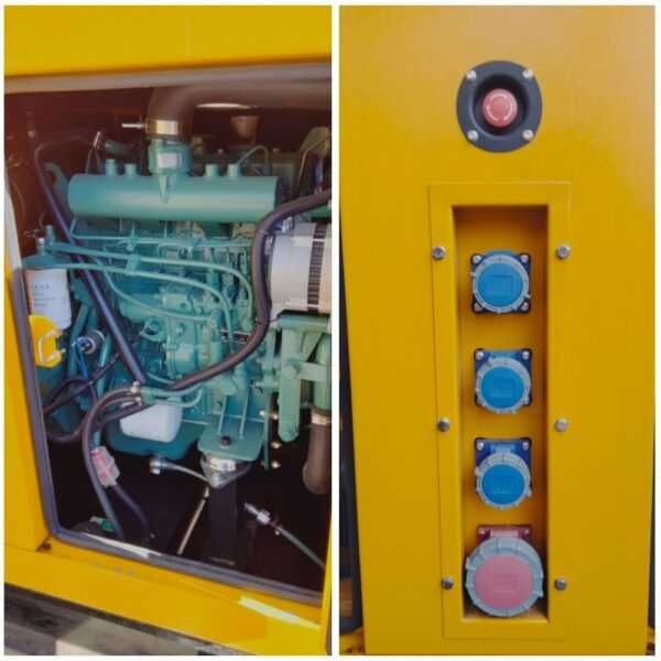 Generator de curent trifazat/monofazat 32 kw/40 kva din stoc nou