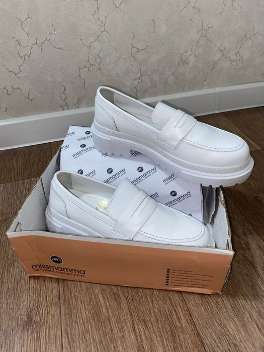 Лоферы, женская кожаная обувь, аяқ киім