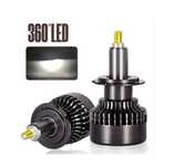 Лед крушки за фарове – Turbo Led H4 Canbus 360° ВИСОК клас CANBUS,/80W
