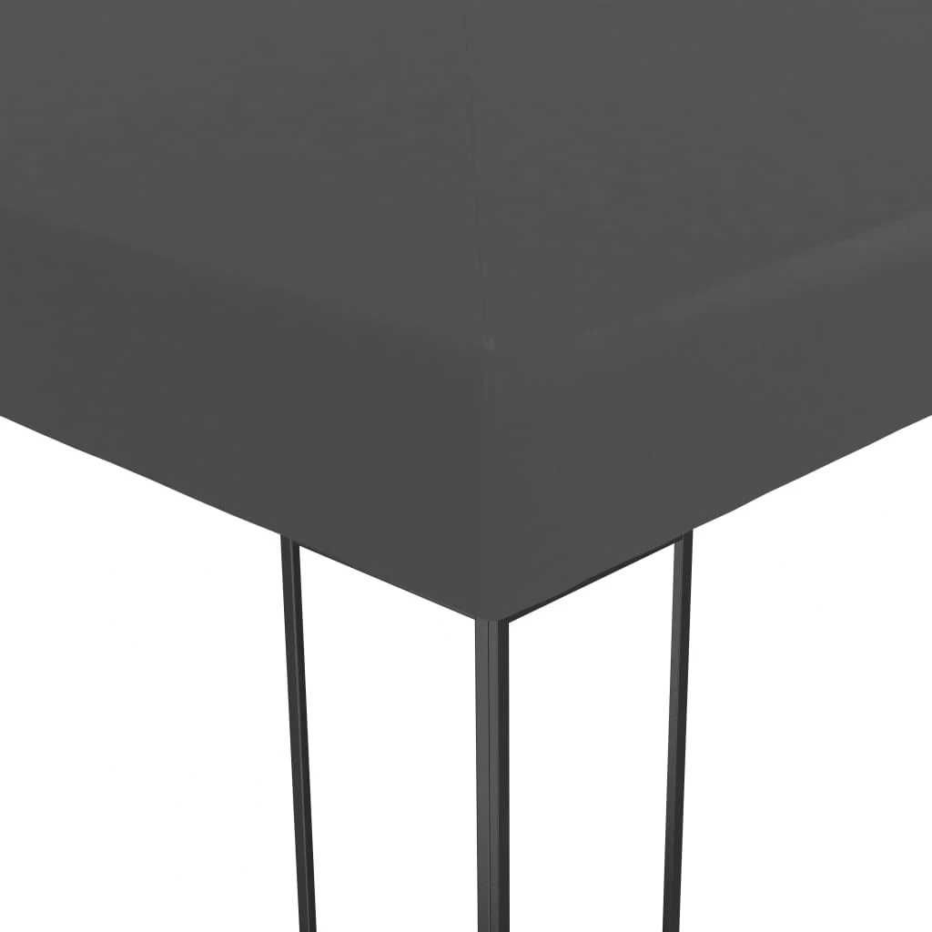 Pavilion/Foisor/Cort pentru gradina/terasa cu acoperiș dublu 4×3 m Gri