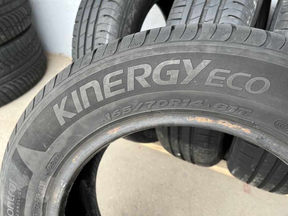 4 бр. летни гуми 165/70/14 Hankook 5,5 mm DOT 2814