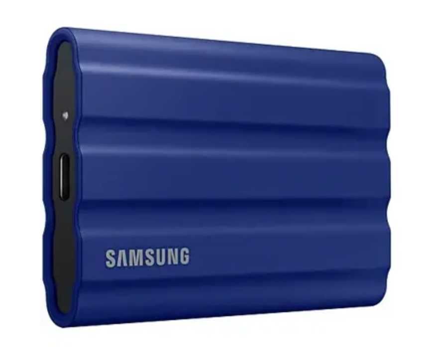 SSD Extern Samsung T7 Shield, 1TB, USB 3.2 Gen 2, Blue