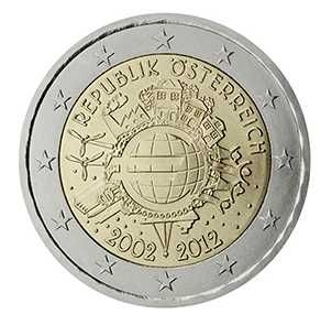 Сет 2 евро монети (възпоменателни) 2010-2013 / 2 Euro Coins