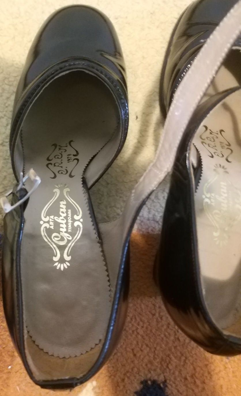 Pantofi dama negri piele nr.40,5 cm