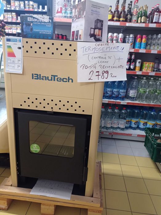 Centrala pe lemne. Termosemineu pe lemne