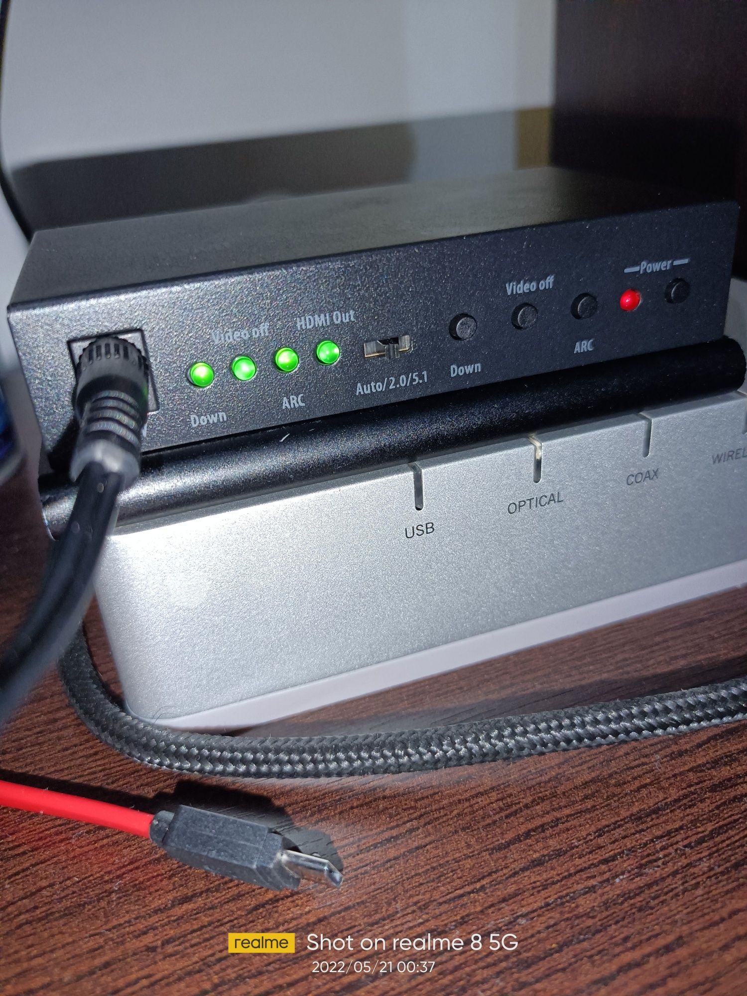 HDMI 2.0 Audio Extractor 4k HDR(defectă)