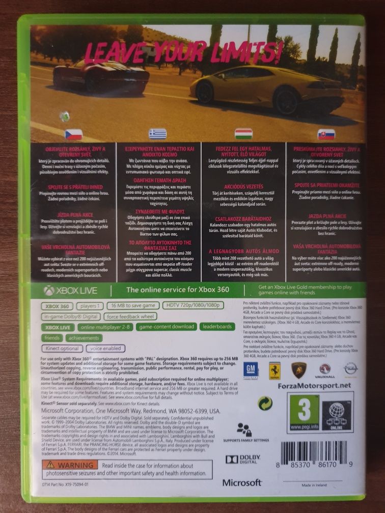 Forza Horizon 2 Xbox 360