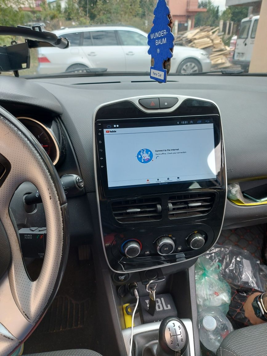 Navigatie Android Renault Clio Waze YouTube WiFi GPS