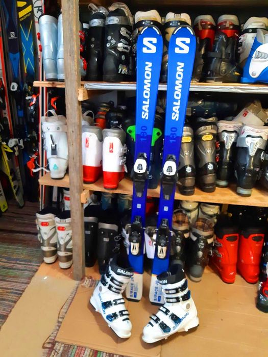 Schiuri clapari ski si bete set schi copii