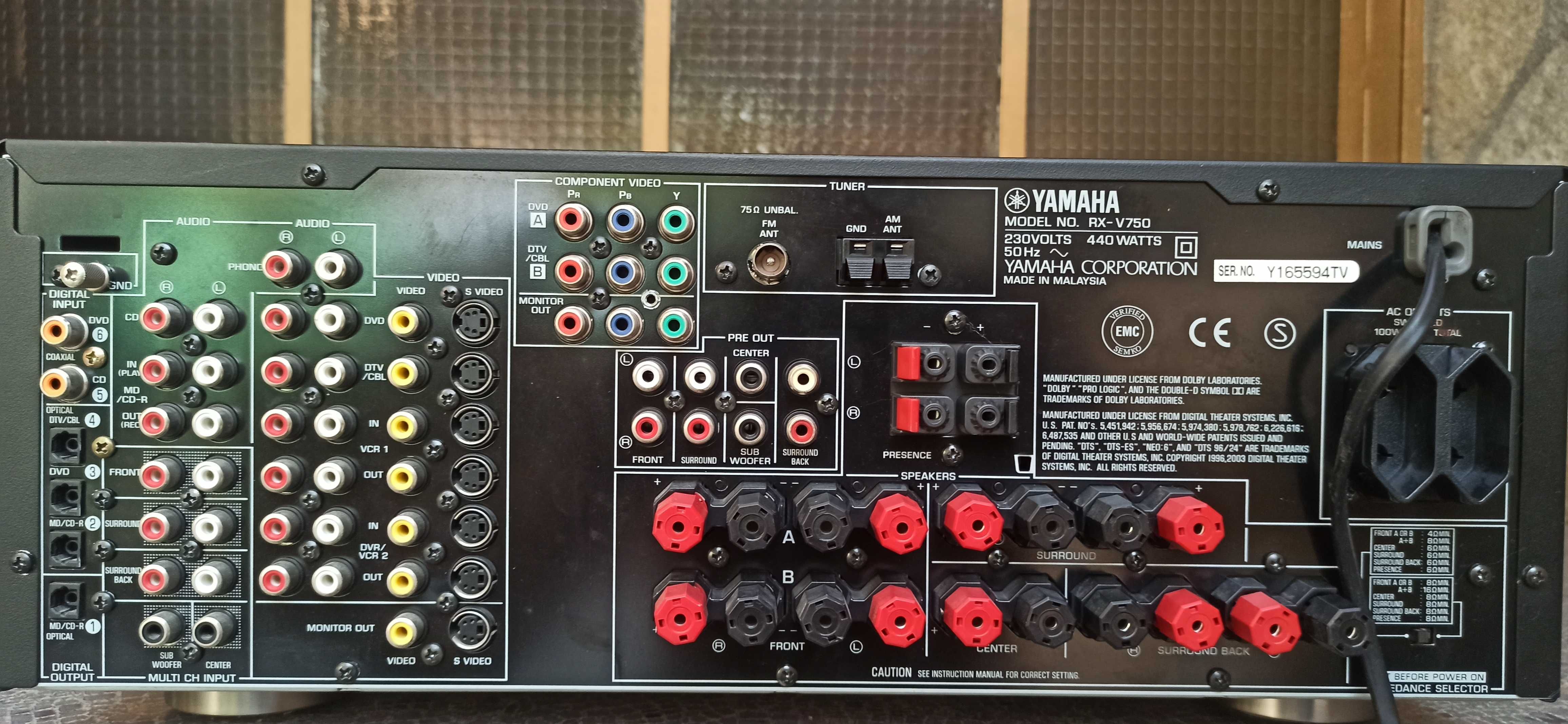Yamaha RX-V750 ресийвър
