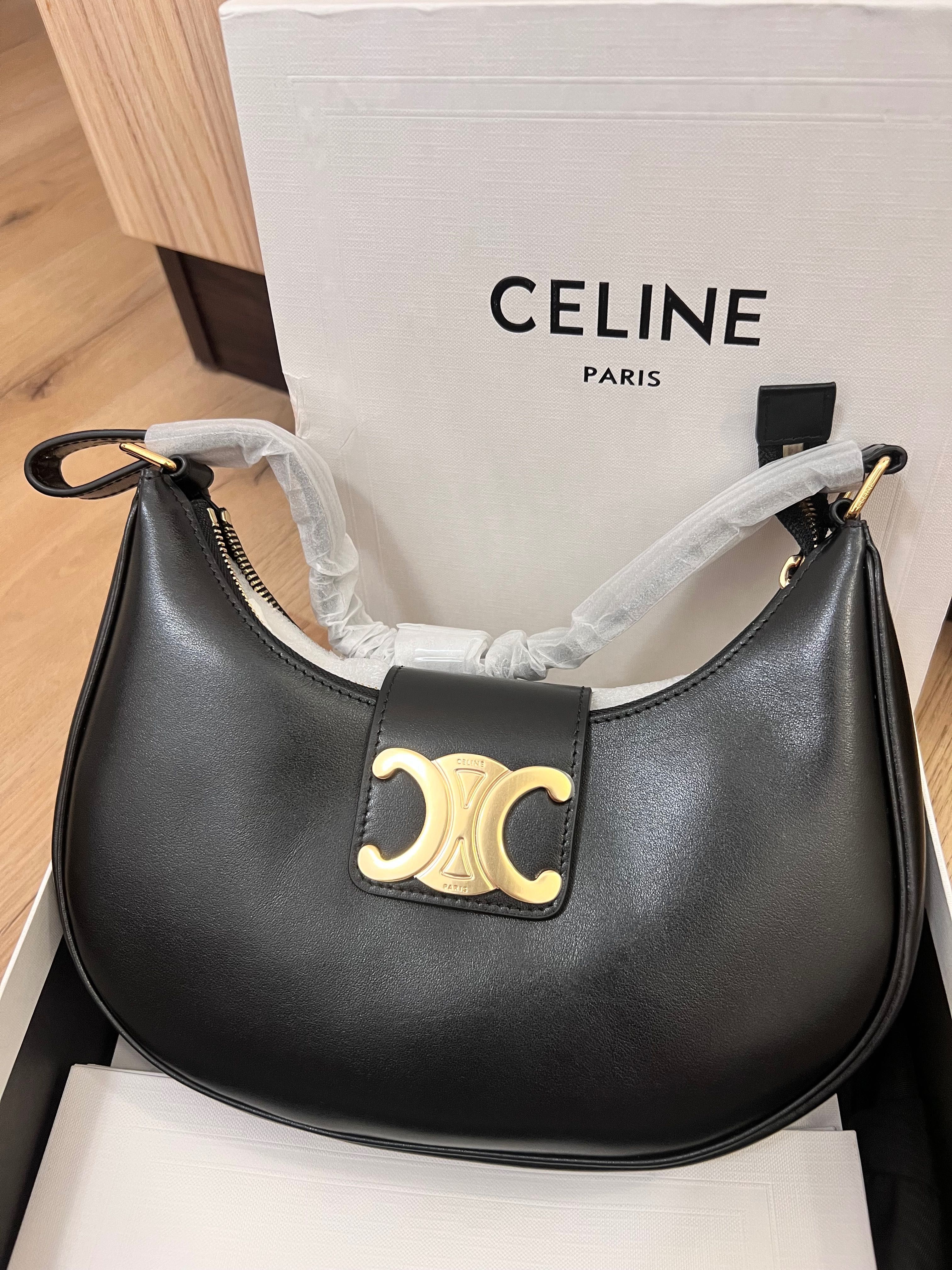 Кожена чанта celine