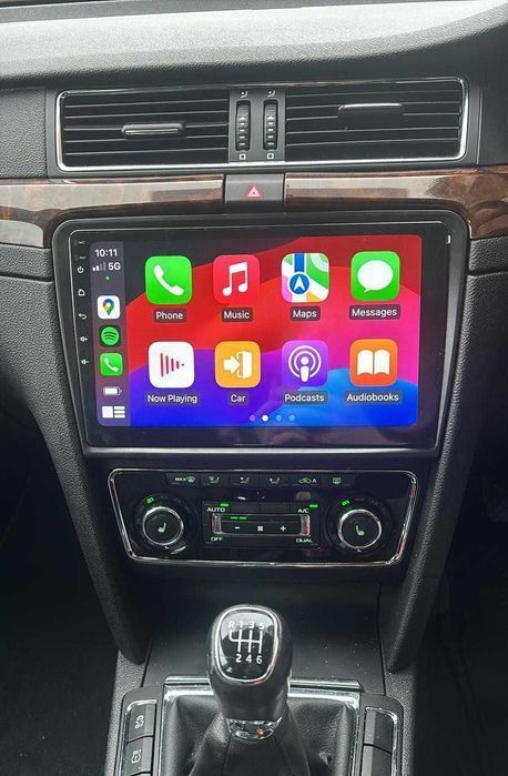 1-8GB  Navigatie GPS Skoda Superb 2 Carplay Android Auto Wifi DSP QLED