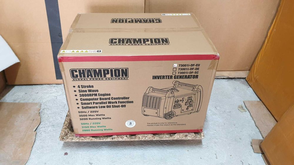 Champion 3500w Инверторен агрегат/генератор за къща БЕНЗИН и ПРОПАН