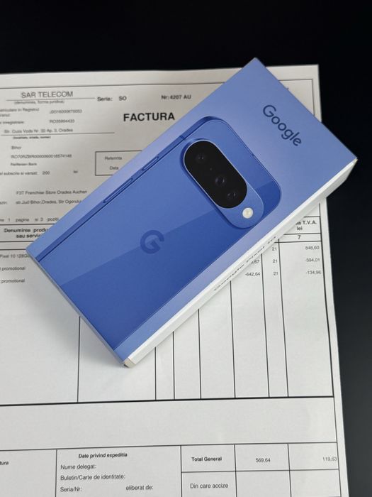 Google Pixel 10, garantie 2 ani sigilat