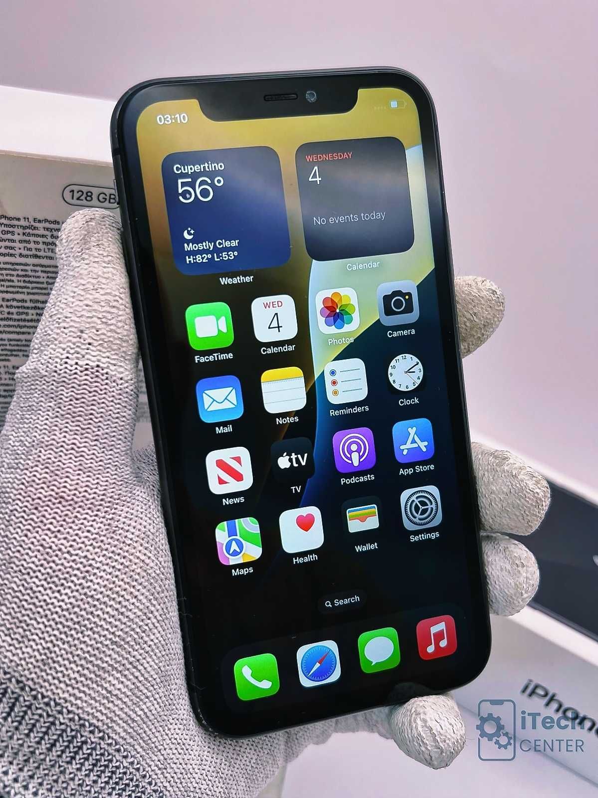 iPhone 11, 128GB, Black, 100% батерия, ОТЛИЧЕН!