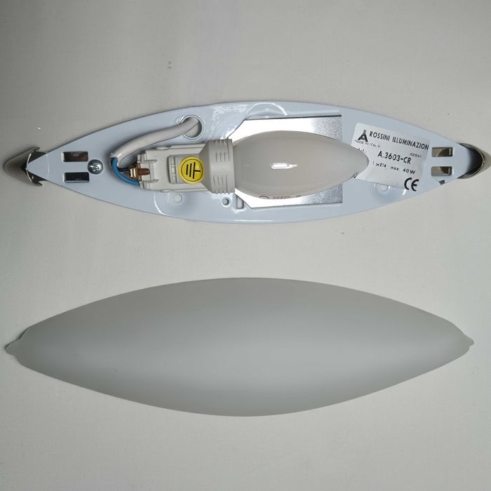 Aplice Art Deco, ROSSINI Illuminazione, sticlă Murano vintage