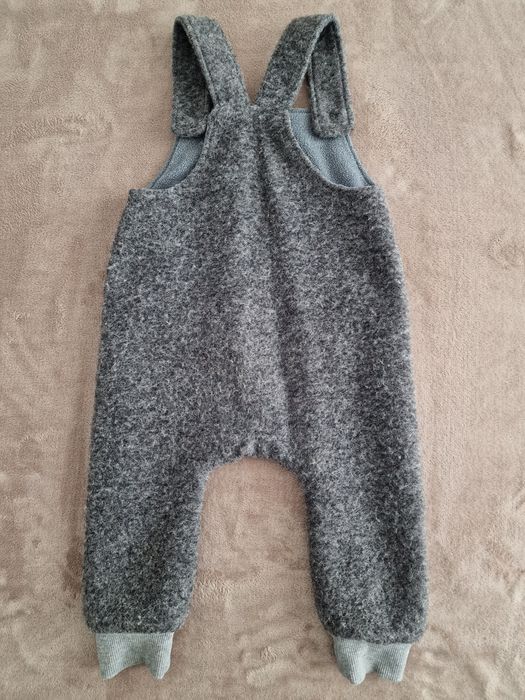 Salopeta copii din lana cu bretele Hbebe