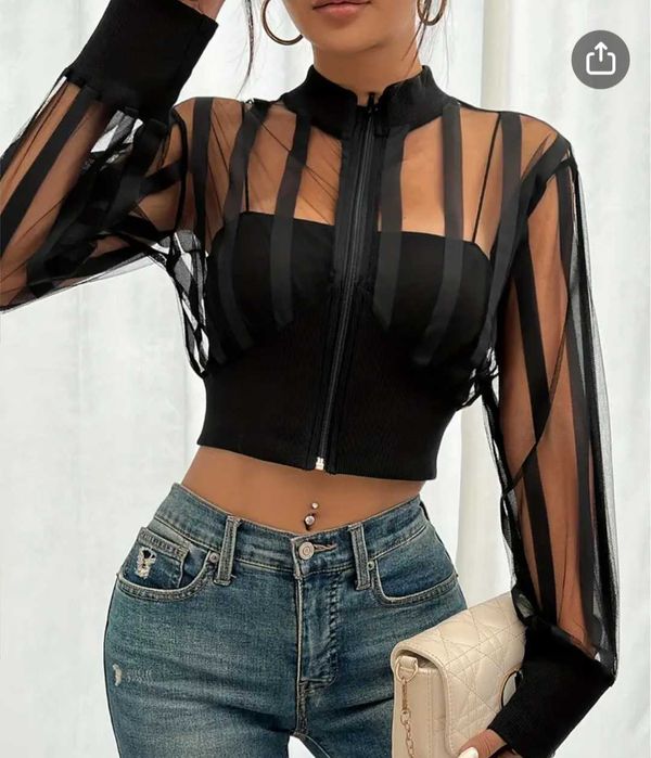 Горнище с тюлени ръкави!