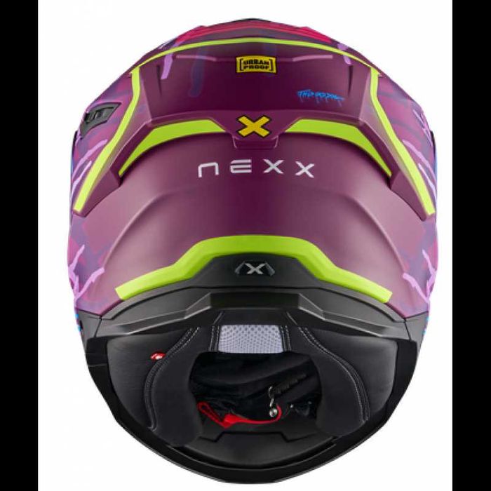 Каска NEXX Y100R Urbangram AUBERGINE MATT Размери: XS,L