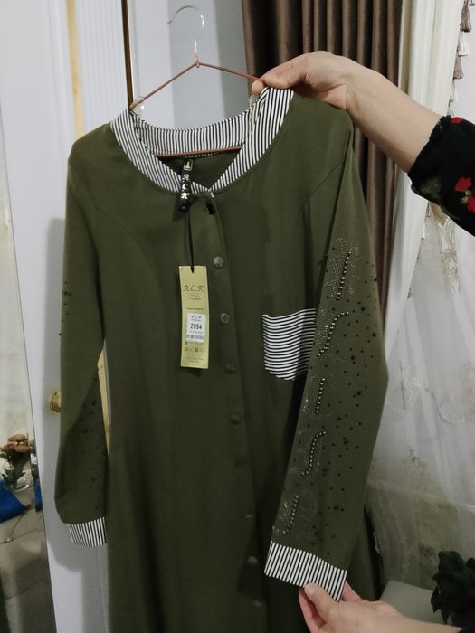 Платье с бисерами