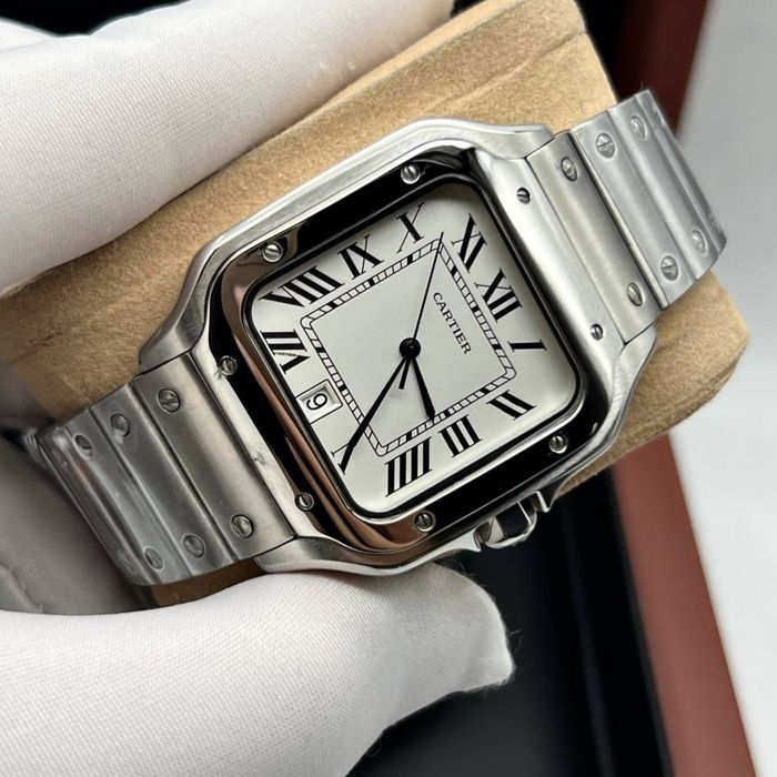 Ceas cartier santos 41,mm steel