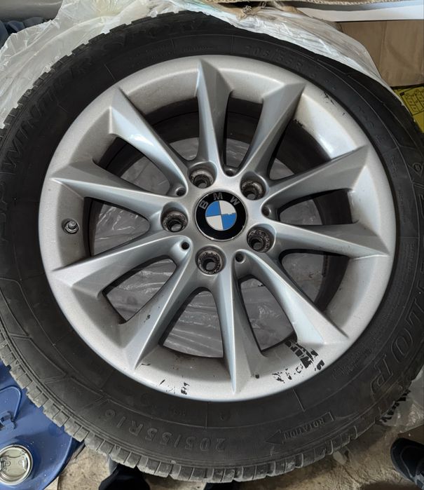 Set Jante Bmw Originale R16 + Anvelope iarna DUNLOP 205-55-R16