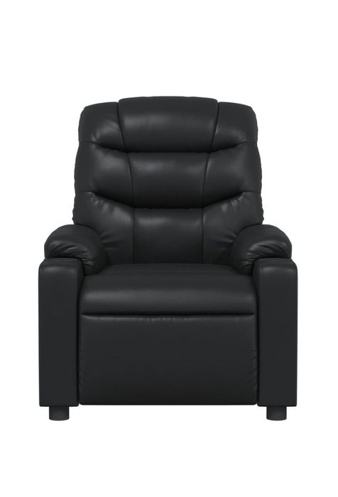 Fotoliu recliner negru masaj piele ecologica nou-nouț