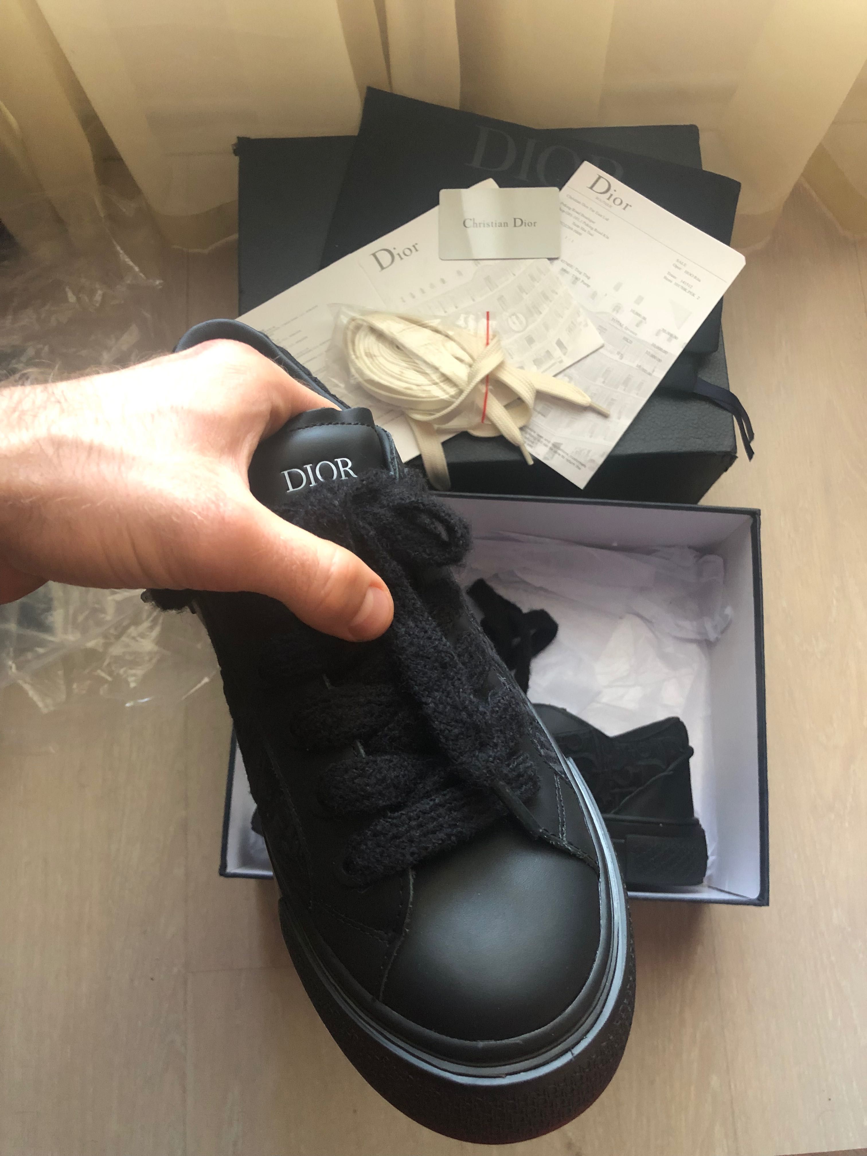 DIOR B33 black sneakers