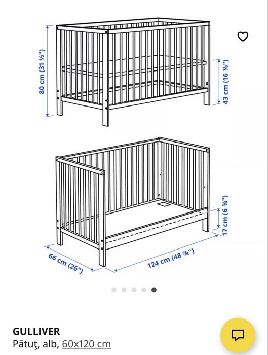 Patut pentru copii Ikea gulliver
