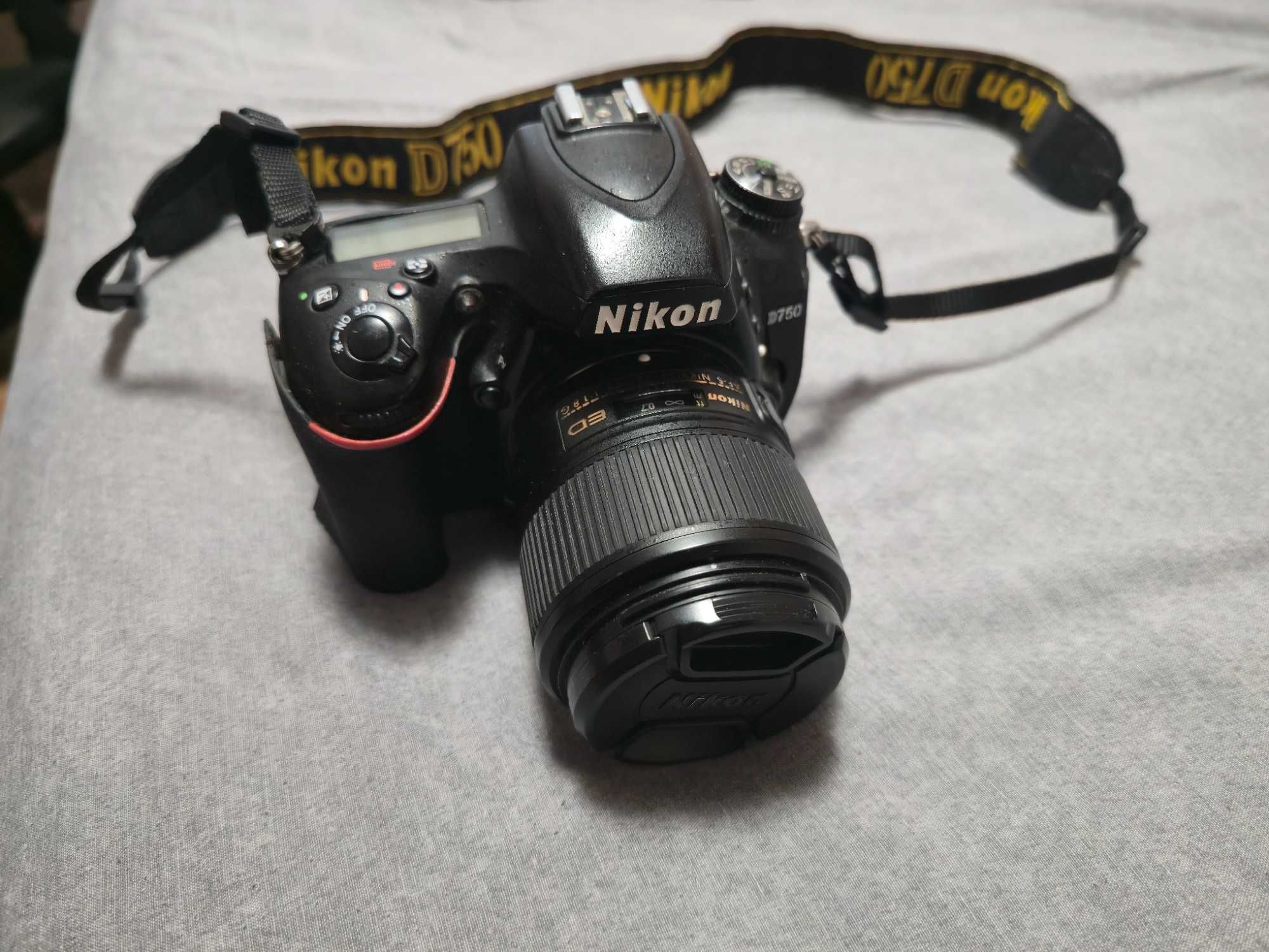 Продавам Фотоапарат Nikon D750 с Nikon AF-S NIKKOR 35mm f/1.8G ED