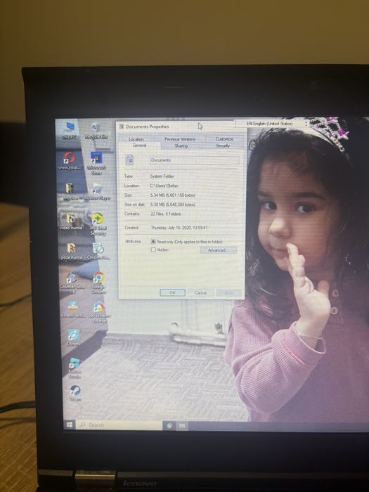 Leptop Lenovo  in stare de functiune
