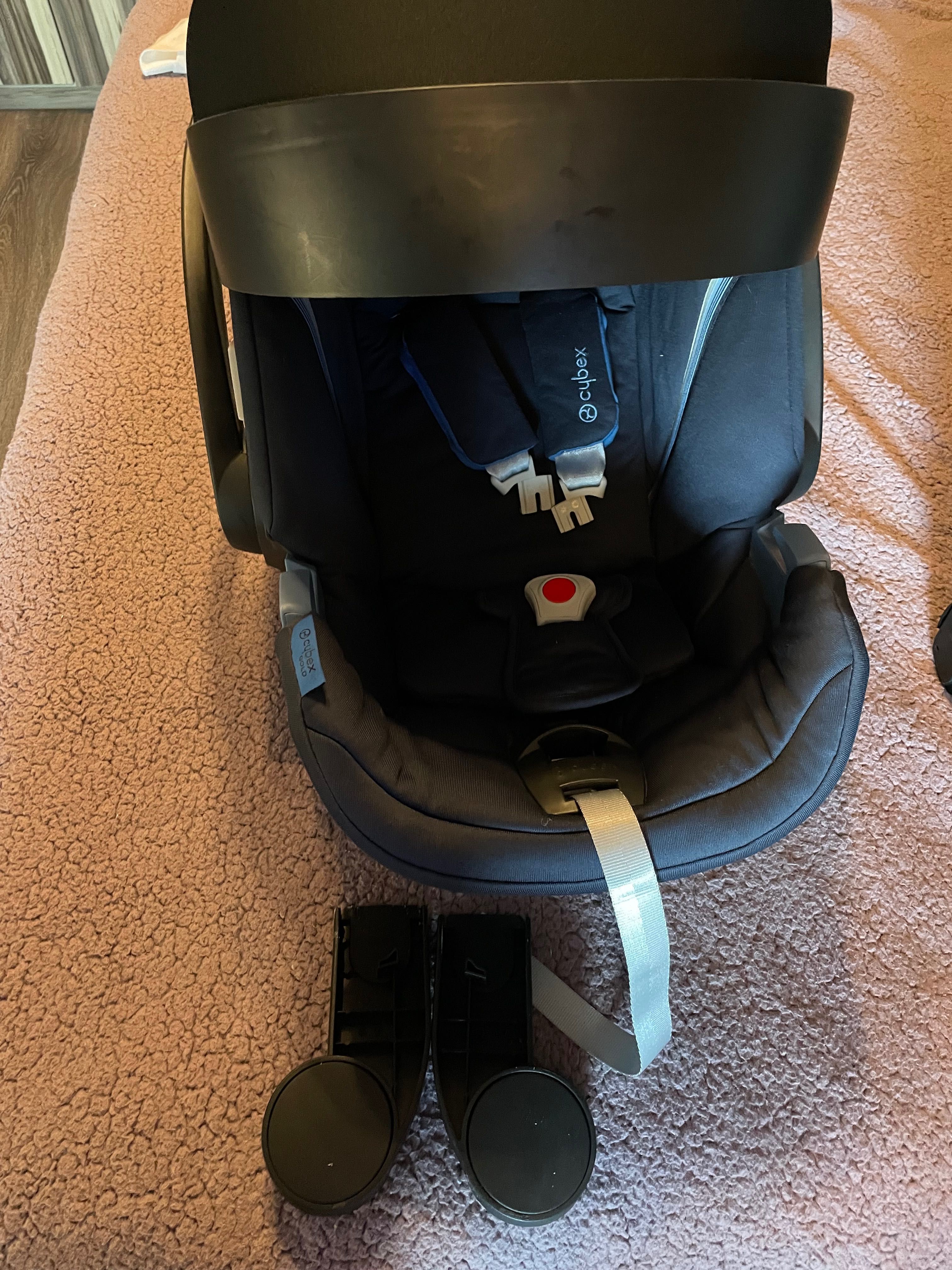 Бебешки седалки за количка и колa Cybex Aton 5 и адаптери за количка