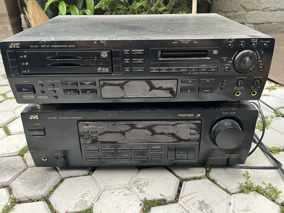 Ресийвър JVC +плеър