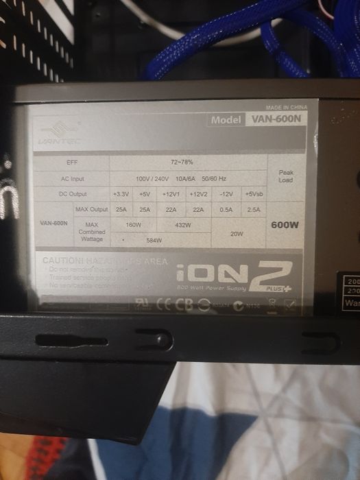 Sursa ptr pc 600w 6+6+2 mufa video