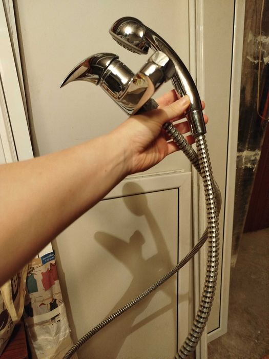 Grohe душ колона и батерия смесител за баня със слушалка