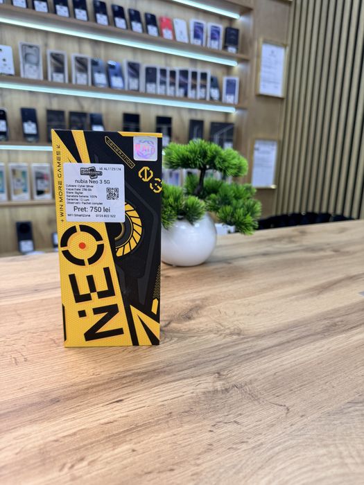 nubia Neo 3 5G  Gaming Cyber Silver 256Gb - Nou - Garantie 12 luni
