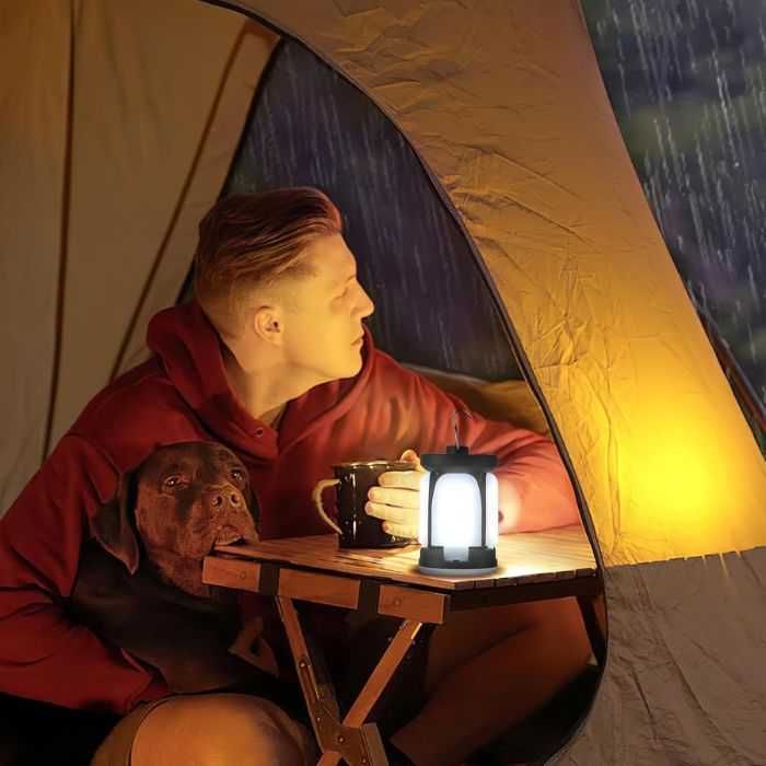 Лампа за Къмпинг, 150W, Power Bank, USB връзка