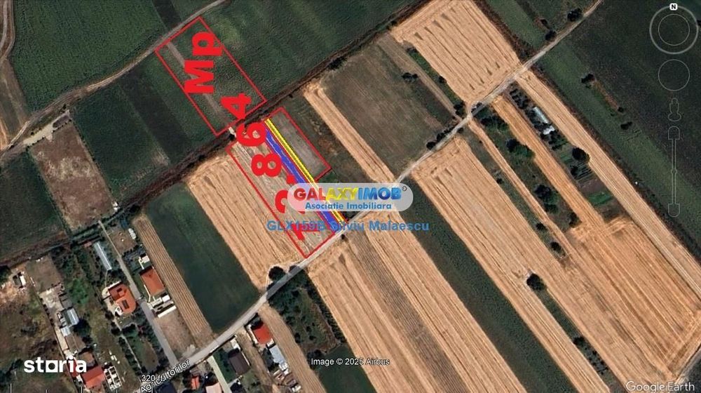 Crevedia - Darza - Teren 13.055 Mp