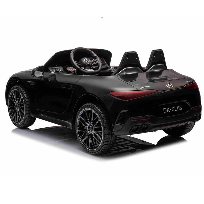 Masinuta electrica pentru 2 copii Mercedes SL63, 4x 40W 12V 10Ah Black