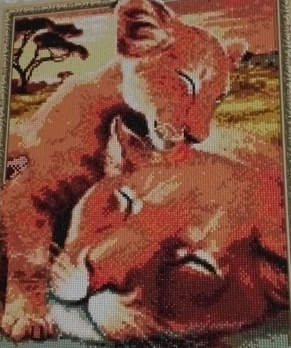 Картины Картины ручной работы из алмазной мазайки.